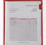 EICHNER Auftragstaschen rot für EICHNER Planungstafeln
