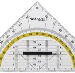 WESTCOTT Geometrie-Dreieck mit Griff  25,0 cm