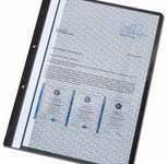 HIDENTITY® Archivhefter DIN A4 kaufmännische Heftung schwarz