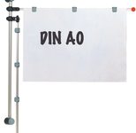 MAUL Planhalter 132 cm Wandmontage silber