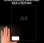 AVERY Zweckform resistente Folienetiketten 63,5 x 33,9 mm
