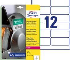 AVERY Zweckform resistente Folienetiketten 99,1 x 42,3 mm