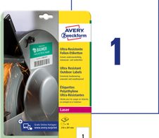 AVERY Zweckform resistente Folienetiketten 210,0 x 297,0 mm