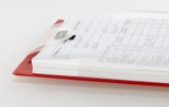 EICHNER Auftragstaschen rot für EICHNER Einstecktafel