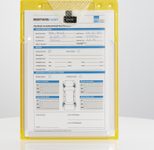 EICHNER Auftragstaschen gelb für EICHNER Einstecktafel