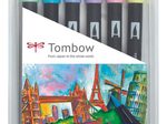Tombow Brush-Pens Mehrfarbig 0.8 + 3.3 mm