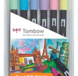 Tombow Brush-Pens Mehrfarbig 0.8 + 3.3 mm