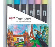 Tombow Brush-Pens Mehrfarbig 0.8 + 3.3 mm