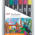 Tombow Brush-Pens Mehrfarbig 0.8 + 3.3 mm