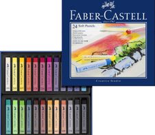 FABER-CASTELL Pastellkreide Mehrfarbig