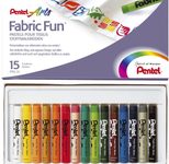 Pentel Stoffmalkreide Mehrfarbig