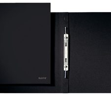 LEITZ Spiralhefter DIN A4 Colorspankarton schwarz