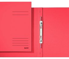 LEITZ Spiralhefter DIN A4 Colorspankarton rot