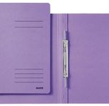 LEITZ Spiralhefter DIN A4 Colorspankarton violett