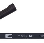 Tombow Brush-Pen Schwarz 0.8 + 3.3 mm