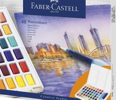 FABER-CASTELL Aquarellfarben farbsortiert