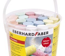 EBERHARD FABER Straßenmalkreide Glitzer Mehrfarbig