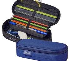 herlitz Schlampermäppchen blau