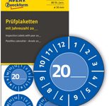 AVERY Zweckform Prüfplaketten 30,0 x 30,0 mm