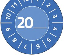 AVERY Zweckform Prüfplaketten 30,0 x 30,0 mm