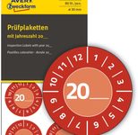 AVERY Zweckform Prüfplaketten 30,0 x 30,0 mm