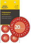 AVERY Zweckform Prüfplaketten 30,0 x 30,0 mm