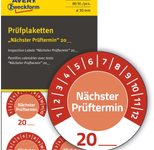 AVERY Zweckform Prüfplaketten 30,0 x 30,0 mm