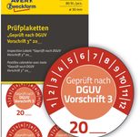 AVERY Zweckform Prüfplaketten 30,0 x 30,0 mm