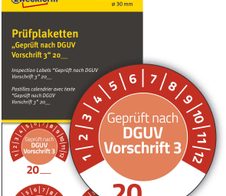 AVERY Zweckform Prüfplaketten 30,0 x 30,0 mm