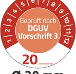 AVERY Zweckform Prüfplaketten 30,0 x 30,0 mm