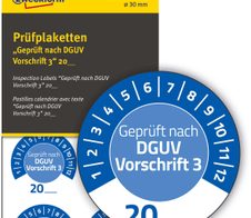 AVERY Zweckform Prüfplaketten 30,0 x 30,0 mm