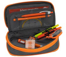 WEDO Schlampermäppchen neonorange/grau