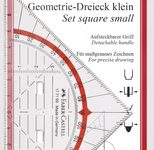 FABER-CASTELL Geometrie-Dreieck mit Griff  16,0 cm
