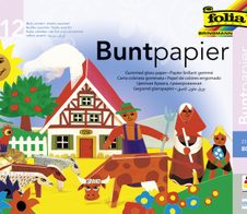 folia Buntpapier gummiert 80 g/m²