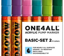 MOLOTOW 127HS Basic Acrylstifte 2.0 mm Mehrfarbig