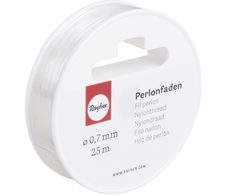 Rayher Perlonfaden 0.7 mm x 25 m transparent