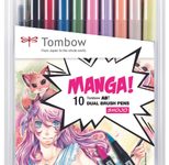 Tombow Brush-Pens Mehrfarbig 0.8 + 3.3 mm