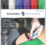 Schneider Paint-It V1 Acrylstifte 4.0 mm Mehrfarbig