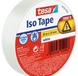 tesa Isolierbänder 19 mm x 20 m weiß
