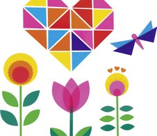 folia Fensterfolie mehrfarbig