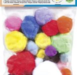 folia Pompons mehrfarbig