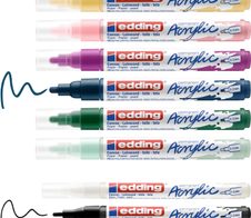 edding nordic Acrylstifte-Set 1.0 + 2.0 + 3.0 mm Mehrfarbig