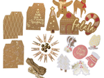 folia Bastelset weihnachtliche Verpackungen classic natur
