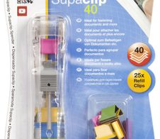 RAPESCO® Supaclip-Spender pink, gelb, blau, grün, orange