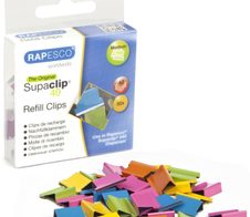RAPESCO® Supaclips gelb, blau, grün, orange, pink