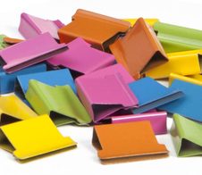 RAPESCO® Supaclips gelb, blau, grün, orange, pink