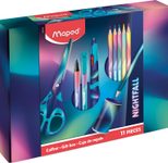 maped Schreibset NIGHTFALL bunt