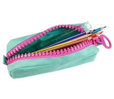 Idena Schlampermäppchen befüllt türkis