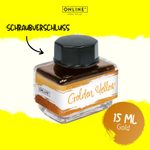 ONLINE® Tintenfass Golden Yellow