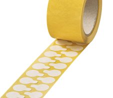 VELOFLEX Folien-Verschlussetiketten 15,0 x 15,0 mm